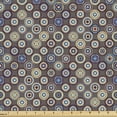 thumbnail image 1 of Ambesonne Geometric Fabric by the Yard Upholstery, Abstract Big Dots, 1 Yard, Multicolor, 1 of 5