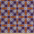 thumbnail image 1 of Ambesonne Geometric Fabric by the Yard Upholstery, Retro 70's Abstract Art, 10 Yards, Quartz and Orange, 1 of 5