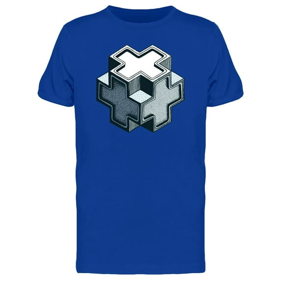 Geometric Figures T-Shirt Men -Image by Shutterstock, Male 3X-Large