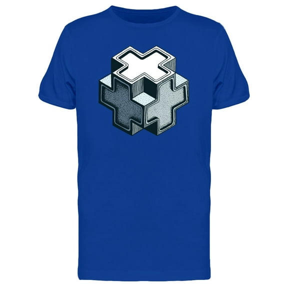 Geometric Figures T-Shirt Men -Image by Shutterstock, Male 3X-Large