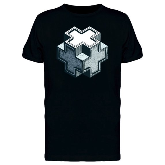 Geometric Figures T-Shirt Men -Image by Shutterstock, Male 3X-Large