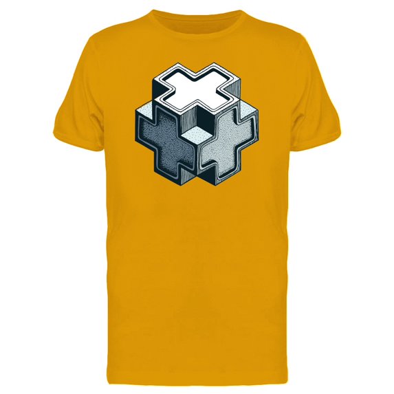 Geometric Figures T-Shirt Men -Image by Shutterstock, Male 3X-Large