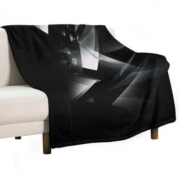Geometric Flannel Throw Blanket for Gifts for Women Men Girls Boys All Seasons