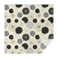 thumbnail image 1 of Geometric Flower and Dahlia Beige Square Tablecloth, Waterproof Wipeable Spillproof Washable Table Cover for Home Kitchen Party and Daily Decor 52"x52", 1 of 6