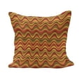 thumbnail image 1 of Geometric Fluffy Throw Pillow Cushion Cover, Desert Dune Pattern Abstract Design Warm Color Palette Funky Retro Art Style, Rectangle Accent Pillow Case, 36" x 16", Multicolor, by Ambesonne, 1 of 5