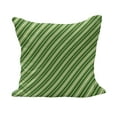 thumbnail image 1 of Geometric Fluffy Throw Pillow Cushion Cover, Traditional Irish Striped Pattern Happy St. Patrick's Day Theme, Rectangle Accent Pillow Case, 36" x 16", Lime Green Dark Green, by Ambesonne, 1 of 5