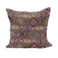 thumbnail image 1 of Geometric Fluffy Throw Pillow Cushion Cover, Traditional Japanese Chevron with Spirals Blooms Boho Eastern Pattern, Decorative Square Accent Pillow Case, 18" x 18", Multicolor, by Ambesonne, 1 of 5