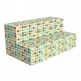 thumbnail image 1 of Geometric Foldable Mattress, Grunge Colorful Rounds, 78.7" x 47.2", Multicolor, by Ambesonne, 1 of 6