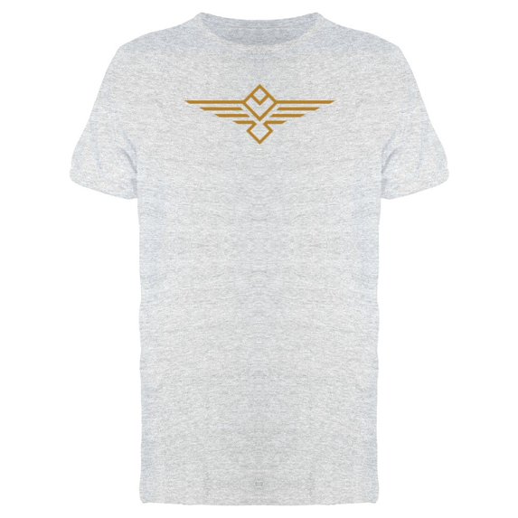 Geometric Gold Eagle Shape Tee Men's -Image by Shutterstock