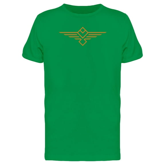 Geometric Gold Eagle Shape Tee Men's -Image by Shutterstock
