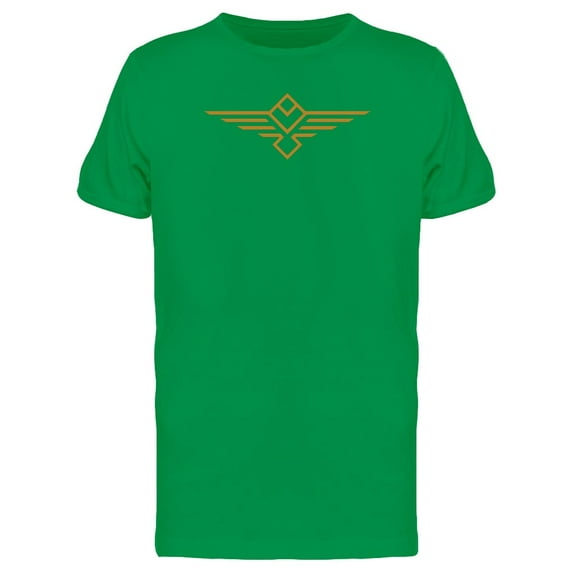 Geometric Gold Eagle Shape Tee Men's -Image by Shutterstock