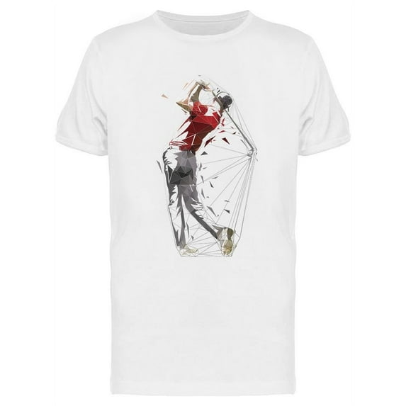 Geometric Golfer T-Shirt Men -Image by Shutterstock, Male Large