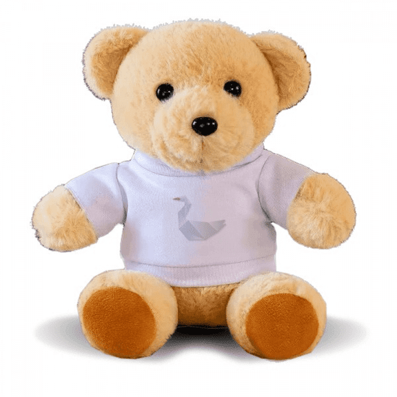 Geometric Goose Origa Pattern Bear Toy Animal Plush Toy Hoodie Doll