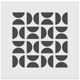 thumbnail image 1 of Geometric Half Circle Pattern DIY Cookie Wall Craft Stencil - 7.0 Inch, 1 of 5