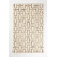 thumbnail image 1 of Geometric Hand-Tufted Wool Area Rug, Brown Trellis Pattern, 9' x 12', Soft Durable Non-Slip Carpet for Living Room Bedroom Office, 1 of 3
