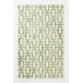 thumbnail image 1 of Geometric Hand-Tufted Wool Area Rug, Green Trellis Pattern, 8' x 10', Soft Durable Non-Slip Carpet for Living Room Bedroom Office, 1 of 3