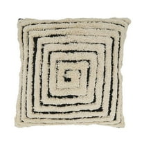 Geometric Harmony Tufted Throw Pillow Cover