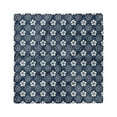 thumbnail image 1 of Geometric Head Scarf, Retro Japanese Flora, Head Wrap, 3 Sizes, by Ambesonne, 1 of 2
