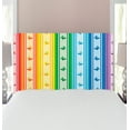 thumbnail image 1 of Geometric Headboard, Striped Rainbow Pattern with Buttferflies Mixed Harmony Geometric Pastel Print, Upholstered Decorative Metal Bed Headboard with Memory Foam, Twin Size, Multicolor, by Ambesonne, 1 of 4
