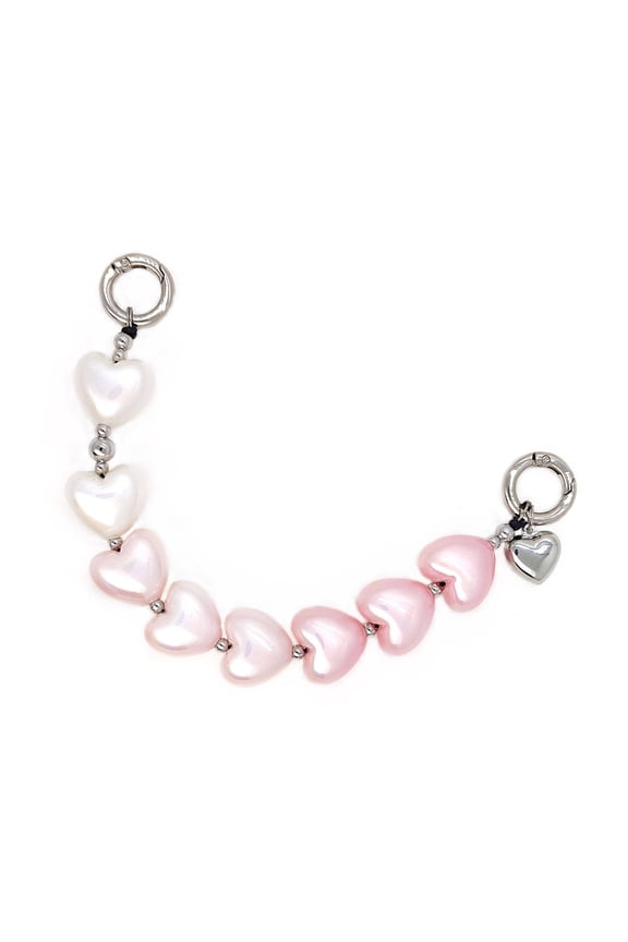 Geometric Heart Key Chain With 2 Way Clasp Designs Metal Acrylic Materials for Everyday Use Organizers