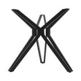 thumbnail image 1 of Geometric Heavy Duty Table Legs Solid Metal Dining Table Base 28.4" Black, 1 of 9