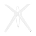 thumbnail image 1 of Geometric Heavy Duty Table Legs Solid Metal Dining Table Base 28.4" White, 1 of 9