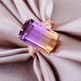 thumbnail image 1 of Geometric Hollow Carved Alloy Ring Eye Catching Electroplated For Women Everyday Wear Fashion Jewelry Gift Gems, 1 of 7