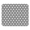 thumbnail image 1 of Geometric Honeycomb Pattern Hexagons White Abstract Fancy Modular Mousepad Mouse Pad Mouse Mat 9x10 inch, 1 of 3