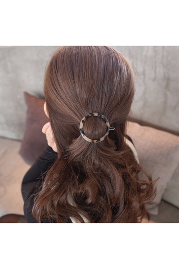 Geometric Ink Leopard Hairpin Hair Clips Hair Accessories for Stylish Hairdos