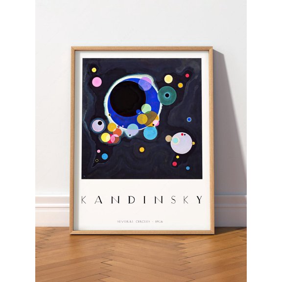 Geometric Inspired Several Circles Geometric 5 Poster