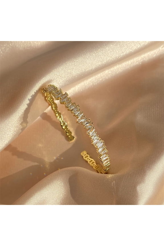 Geometric Irregular Zircon Starry Bracelet For Women