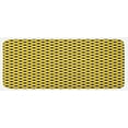 thumbnail image 1 of Geometric Kitchen Mat, Argyle Pattern with Rhombuses and Dotted Lines Grid Plaid Design, Plush Decorative Kitchen Mat with Non Slip Backing, 47" X 19", Yellow Black and White, by Ambesonne, 1 of 1