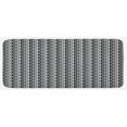 thumbnail image 1 of Geometric Kitchen Mat, Chevron Zigzags Rhombus and Circles Pattern Monochrome Abstract Illustration, Plush Decorative Kitchen Mat with Non Slip Backing, 47" X 19", Black and White, by Ambesonne, 1 of 1