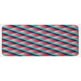 thumbnail image 1 of Geometric Kitchen Mat, Diagonal Grid Style Rhombuses with Different Colors Abstract Shapes Illustration, Plush Decorative Kitchen Mat with Non Slip Backing, 47" X 19", Multicolor, by Ambesonne, 1 of 1