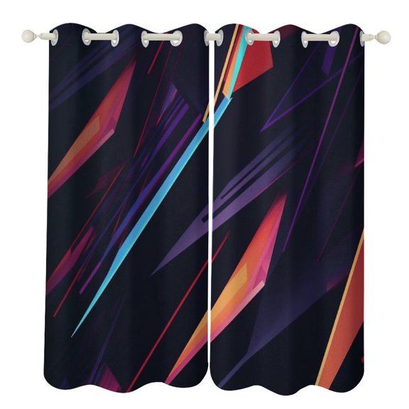 Geometric Lattice Modern Window for Living Room Curtains for Child Bedroom Kitchen Decor Blinds Drapes