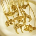 thumbnail image 1 of Geometric Line Animal Necklace, 1 of 2