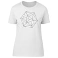 thumbnail image 1 of Geometric Line Artwork  T-Shirt Women -Image by Shutterstock, Female x-Large, 1 of 2