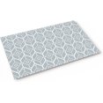 Geometric Lines Indoor Doormat, Entrance Floor Mat Rubber Backing Anti
