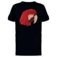 thumbnail image 1 of Geometric Lines Red Parrot Head T-Shirt Men -Image by Shutterstock, Male Large, 1 of 2