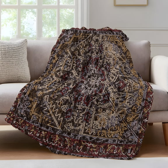Geometric Lines Throw Blanket for Couch Retro Boho Abstract Soft and Warm Flannel 3D Striped Fluffy Fuzzy Fleece Blanket Lightweight Throw for Bed, Sofa 30 x 40 Inches