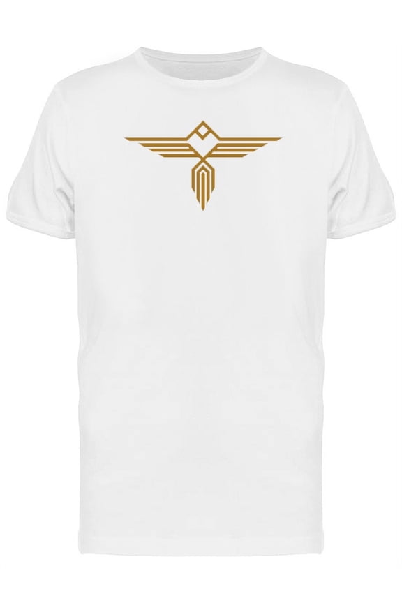 Geometric Long Tail Eagle T-Shirt Men -Image by Shutterstock, Male Medium
