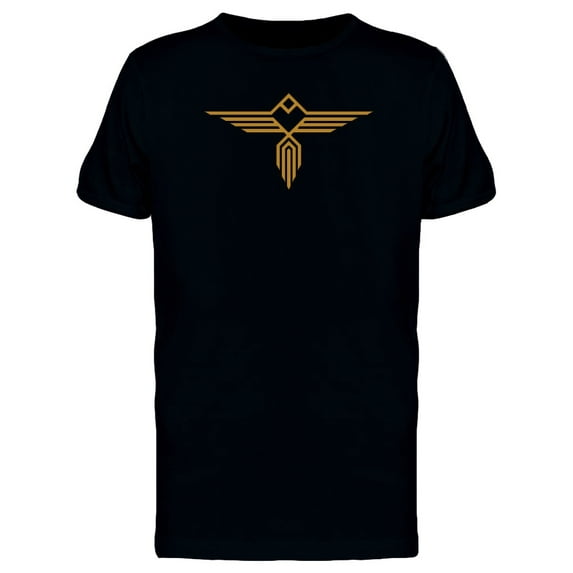 Geometric Long Tail Eagle T-Shirt Men -Image by Shutterstock, Male Medium