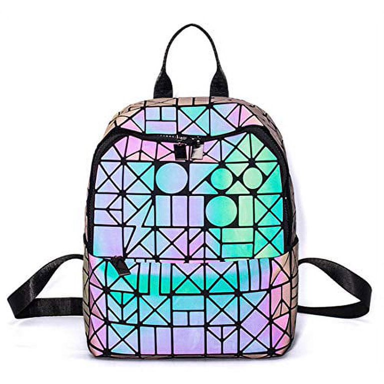 Geometric Luminous Tote Bag Holographich Purses and Handbags  display picture 1
