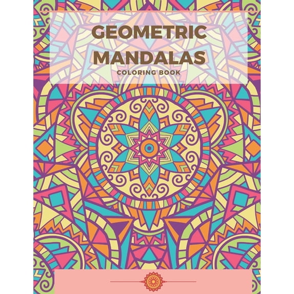 Geometric Mandala Coloring Book