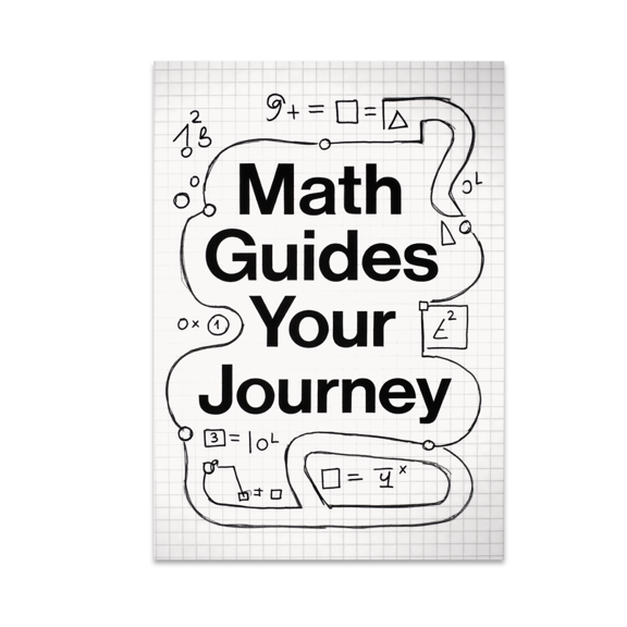 Geometric Math Art Poster - Math Enthusiast - 13x19 Poster Print