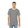 thumbnail image 1 of Geometric Men's Polyester Tee (AOP), 1 of 6