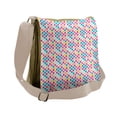 thumbnail image 1 of Geometric Messenger Bag, Rhombus Shapes Abstract, Unisex Cross-body, by Ambesonne, 1 of 2