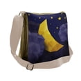 thumbnail image 1 of Geometric Messenger Bag, Triangle Night Sky, Unisex Cross-body, by Ambesonne, 1 of 2