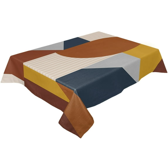 Geometric Minimalist Abstract Wedding Decorative Kitchen Waterproof Tablecloth Gourmet Party Dining