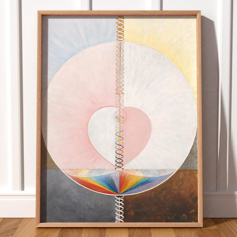 Geometric Modern Abstract Neutral Minimalist Vintage Illustrated Poster ...